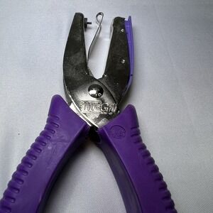 MCGILLS 53200 1/16-Inch Round Hand Punch with‎ 2-Inch Reach Purple Hole Cut Make